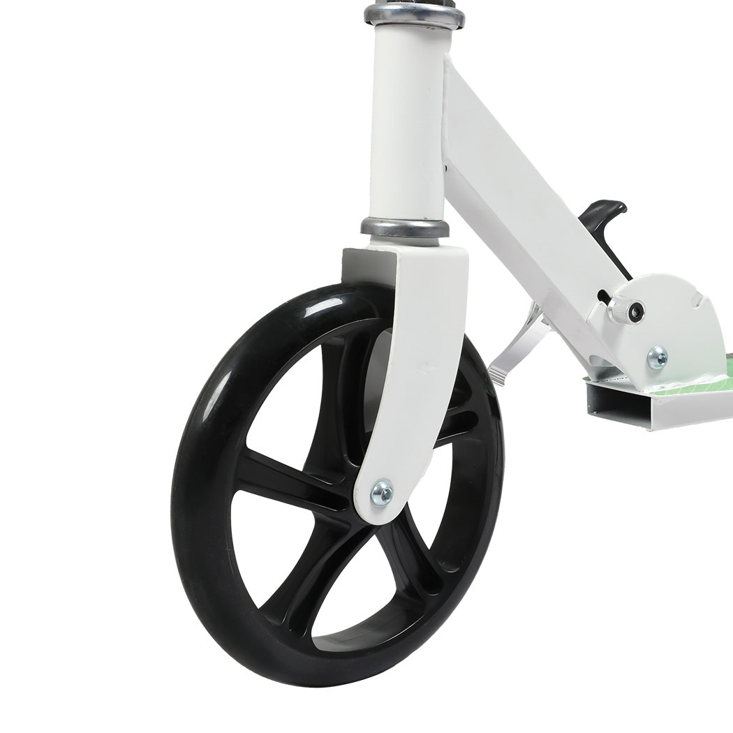 MONVELO Folding Scooter Dual Large Wheels White-1973193577207042052