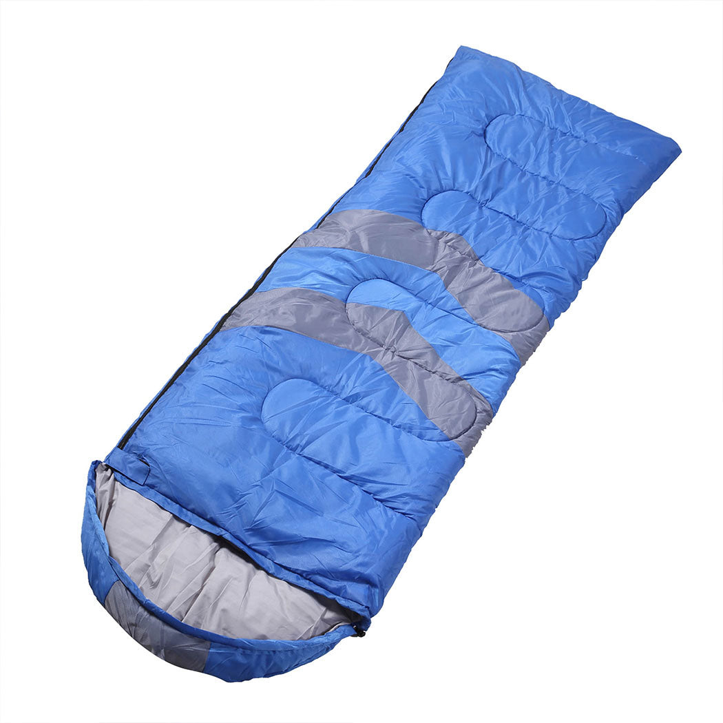 Mountview Single Sleeping Bag Bags Outdoor Blue-1954802651426328580