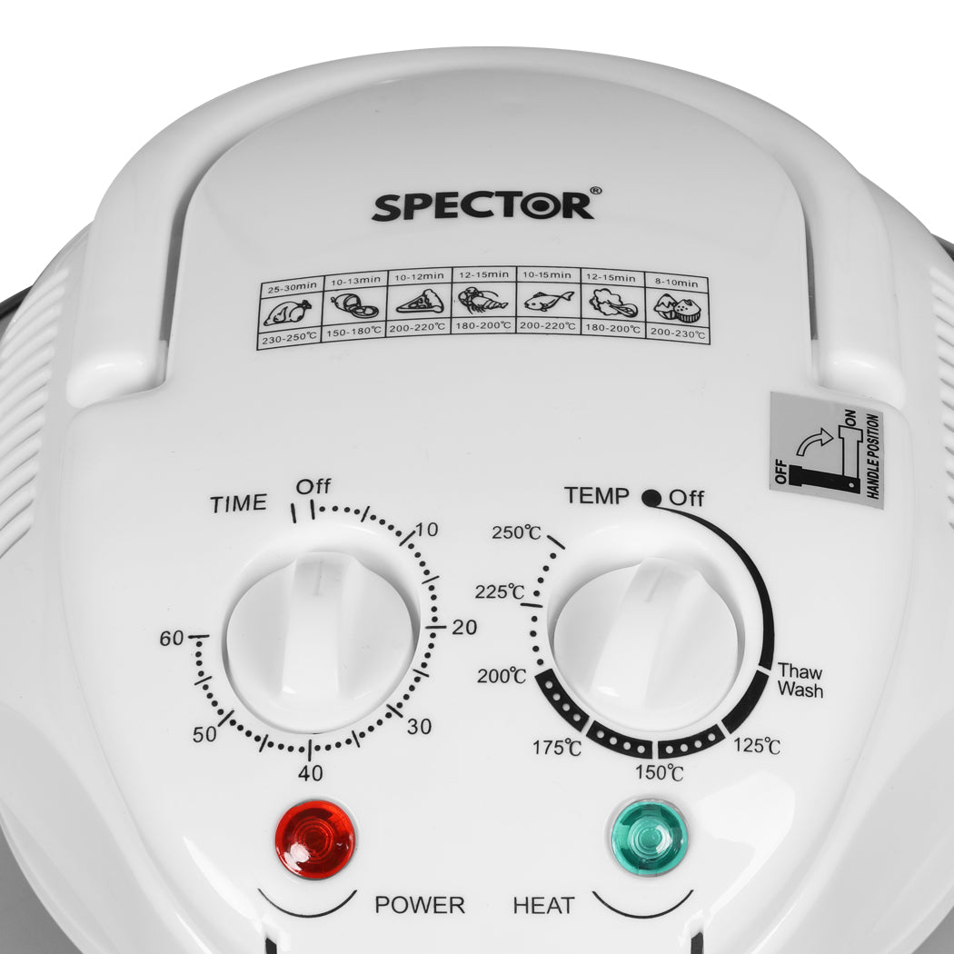 Spector Air Fryer Electric Convection White-1954802708166873092