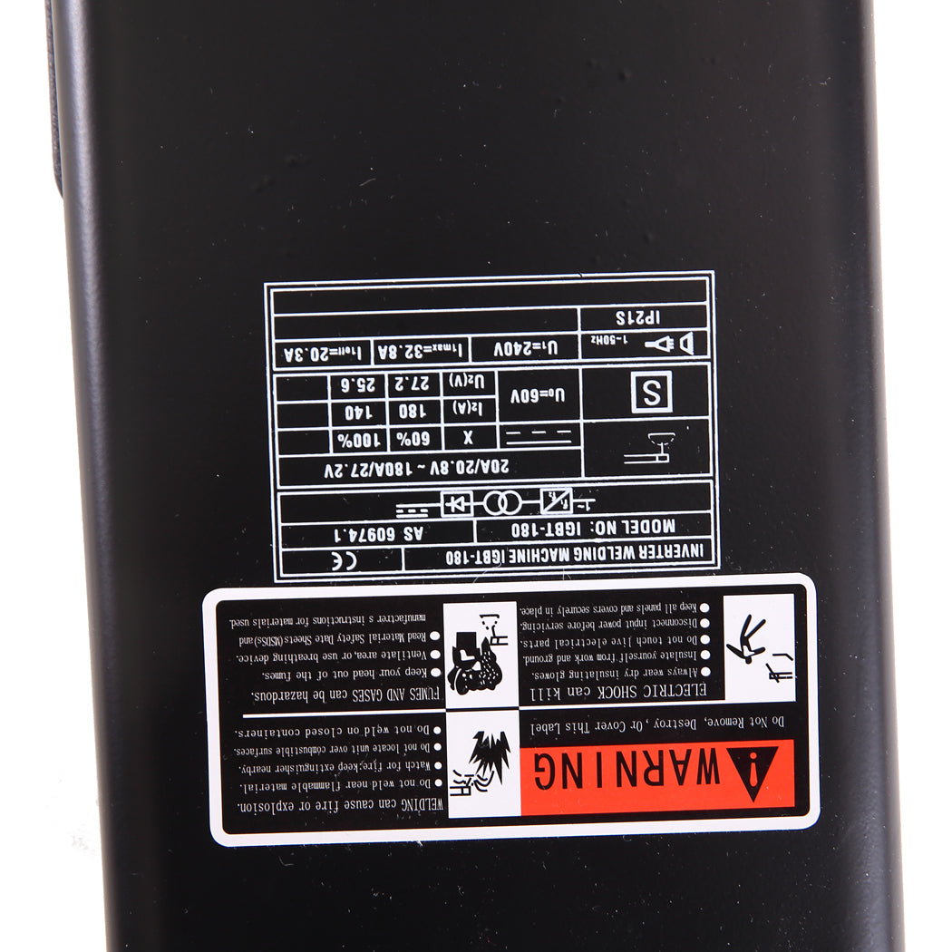 Traderight Inverter Welder 180Amp ARC-1919892821612040196