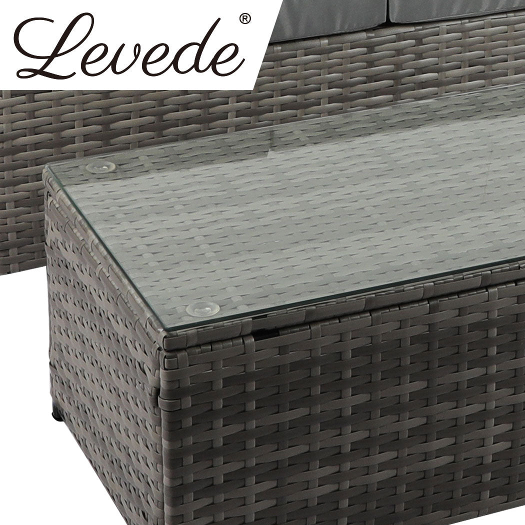 Levede 5pcs Outdoor Sofa Set Patio Furniture-1954802883123875844