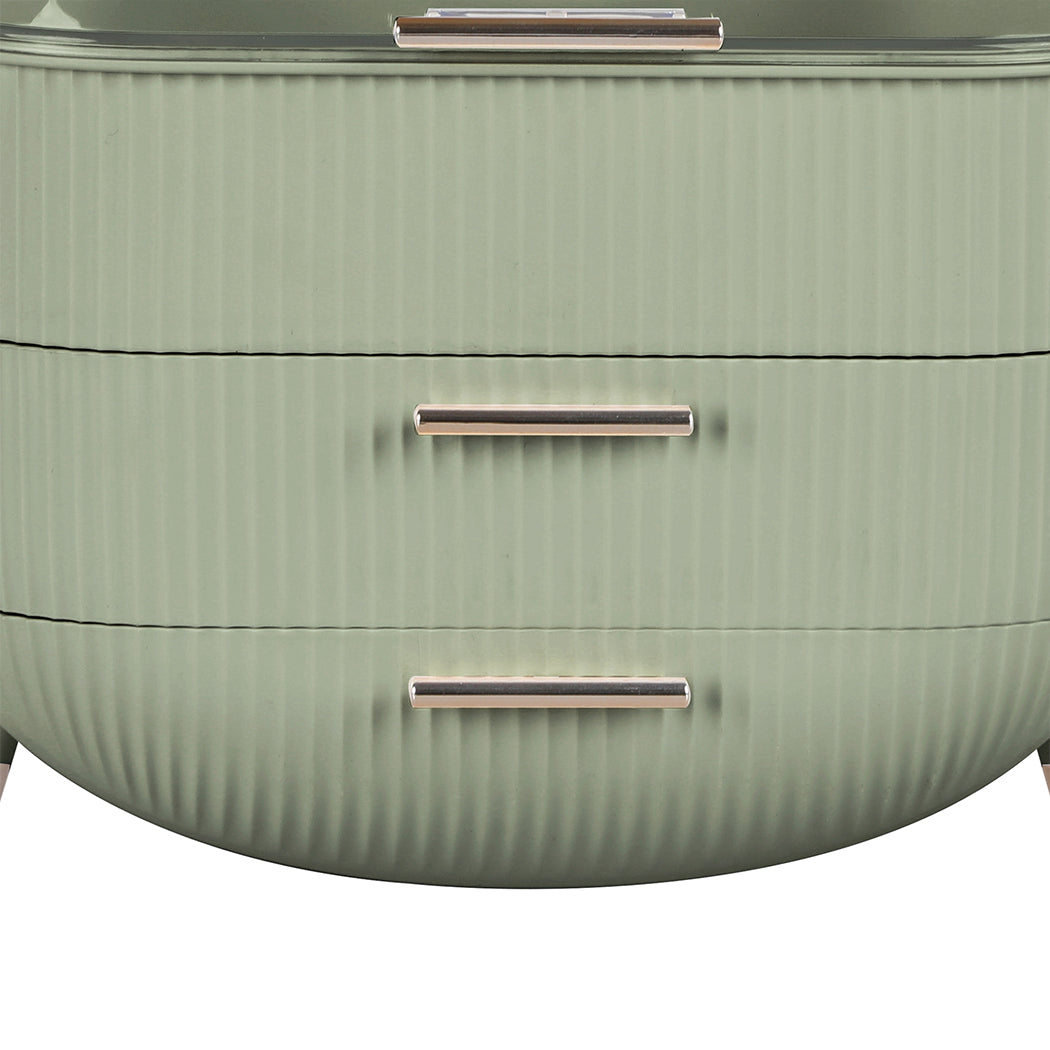 Makeup Storage Case Cosmetic Organiser Light Green-1954803002871255044