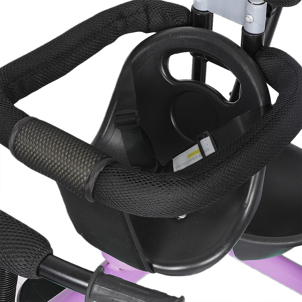 BoPeep Kids Tricycle Ride On Trike Toddler Purple-1954802769999302660