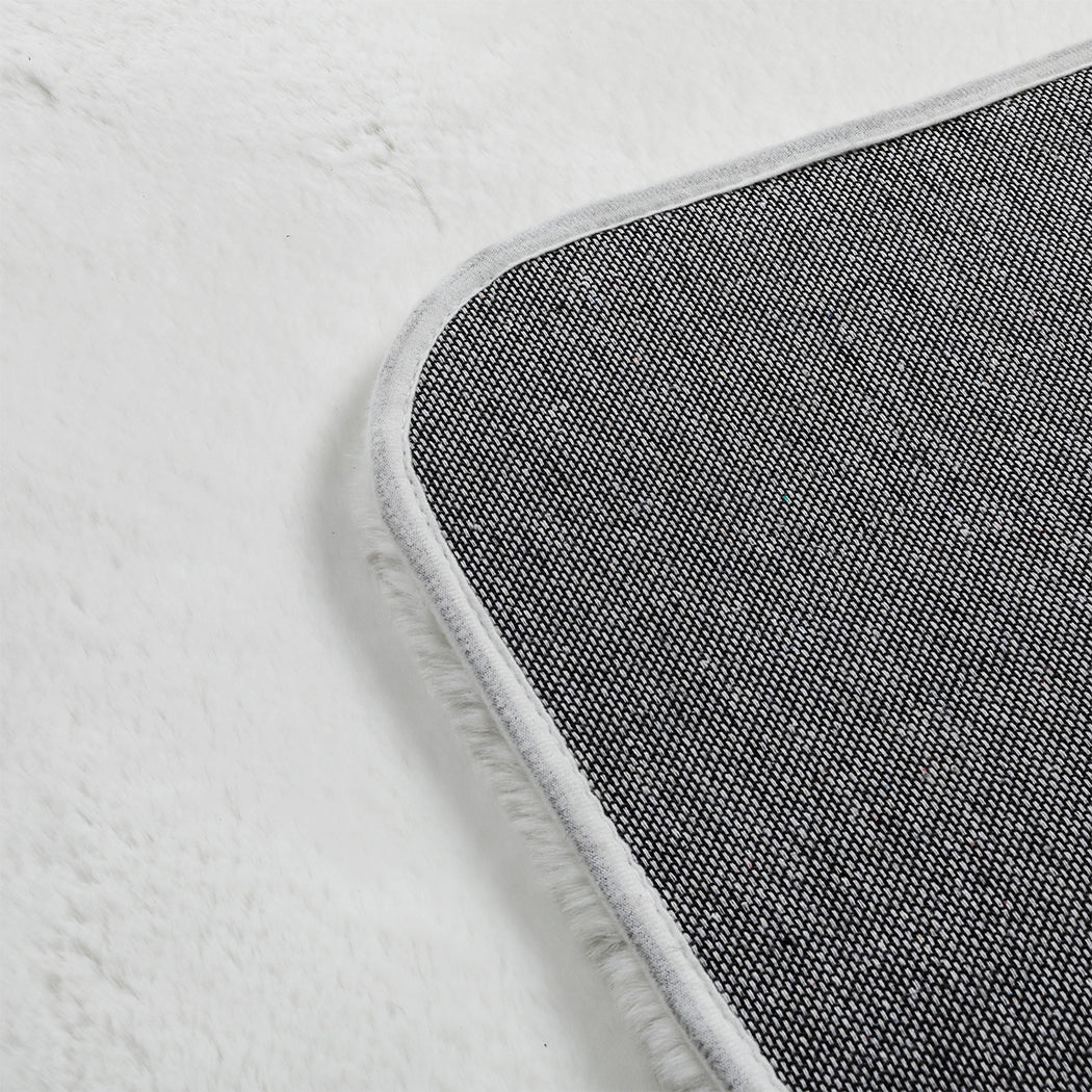 Marlow Floor Rugs Area Rug Fluffy Faux 140X200CM White-1919892882374922244