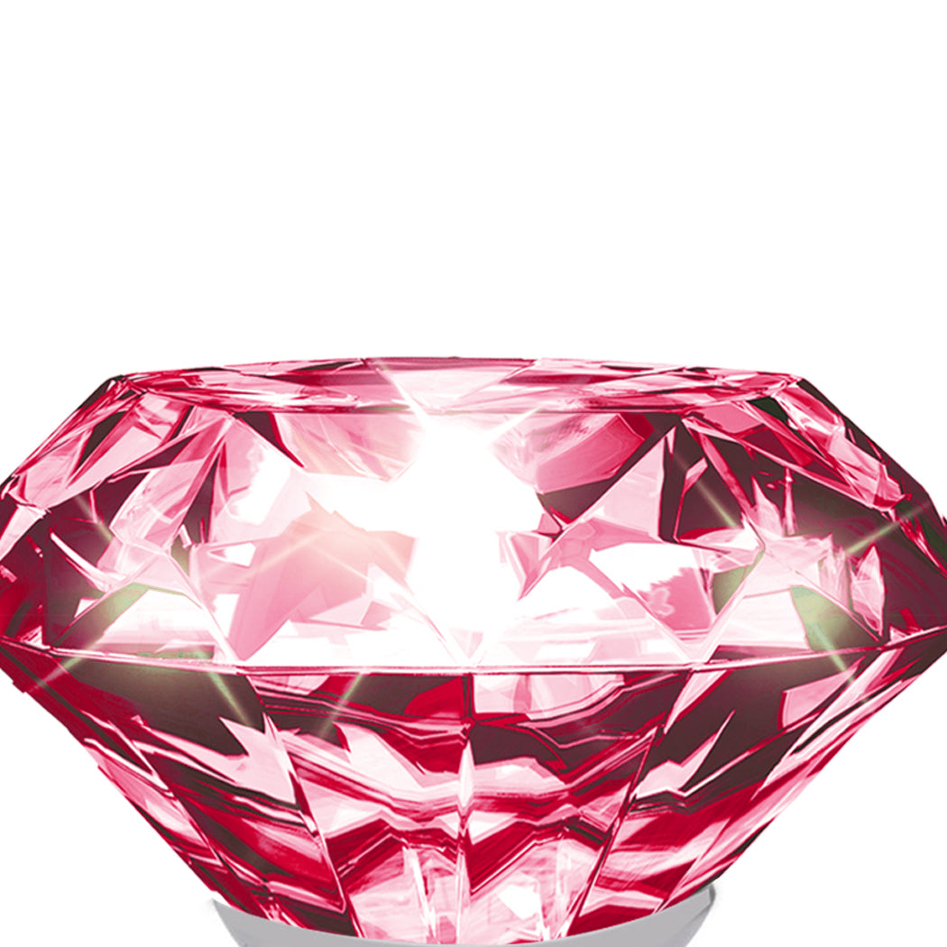 10 Pcs 40mm Red Diamond Shape Glass-1910113023985586180