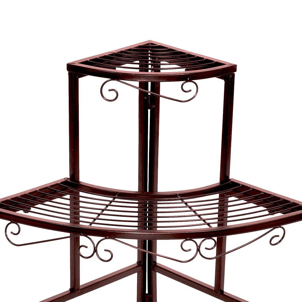 Levede Plant Stand Outdoor Indoor Metal-1910112810445180932