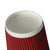 100 Pcs 16oz Disposable Takeaway Coffee Red-1910113172828852228