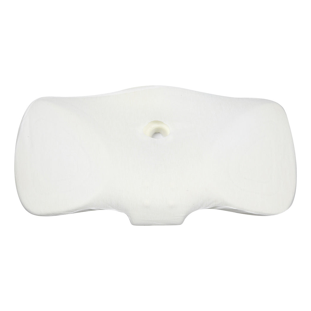 Dreamz Memory Foam Pillow Pillowcase Supprt Grey Rebound-1963748910187024388