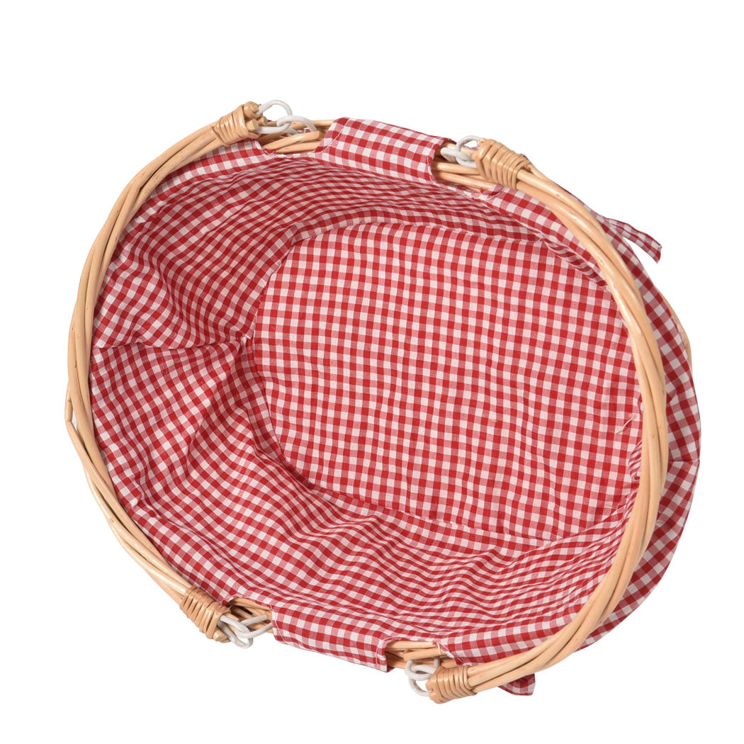 Picnic Basket Baskets Outdoor Deluxe-1910112332739121156