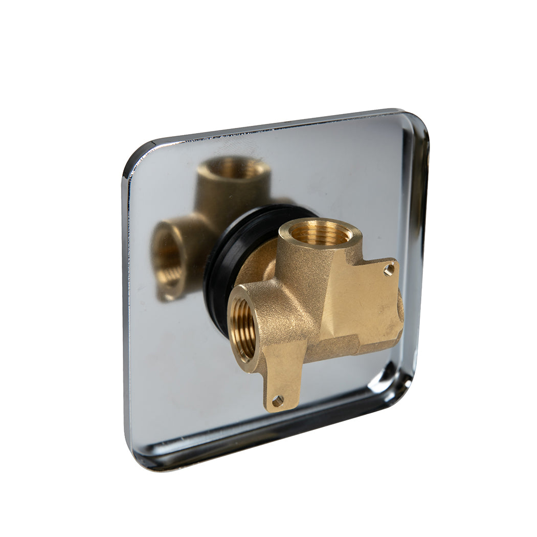 Dutxa Brass Shower Mixer Tap Cold Hot Charcoal-1954802751632445444