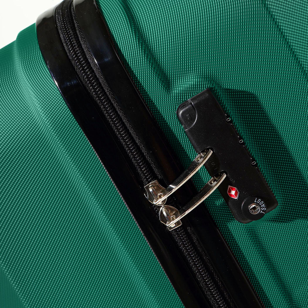 Slimbridge 20"24"28" 3PC Luggage Sets Green-1954802804241600516