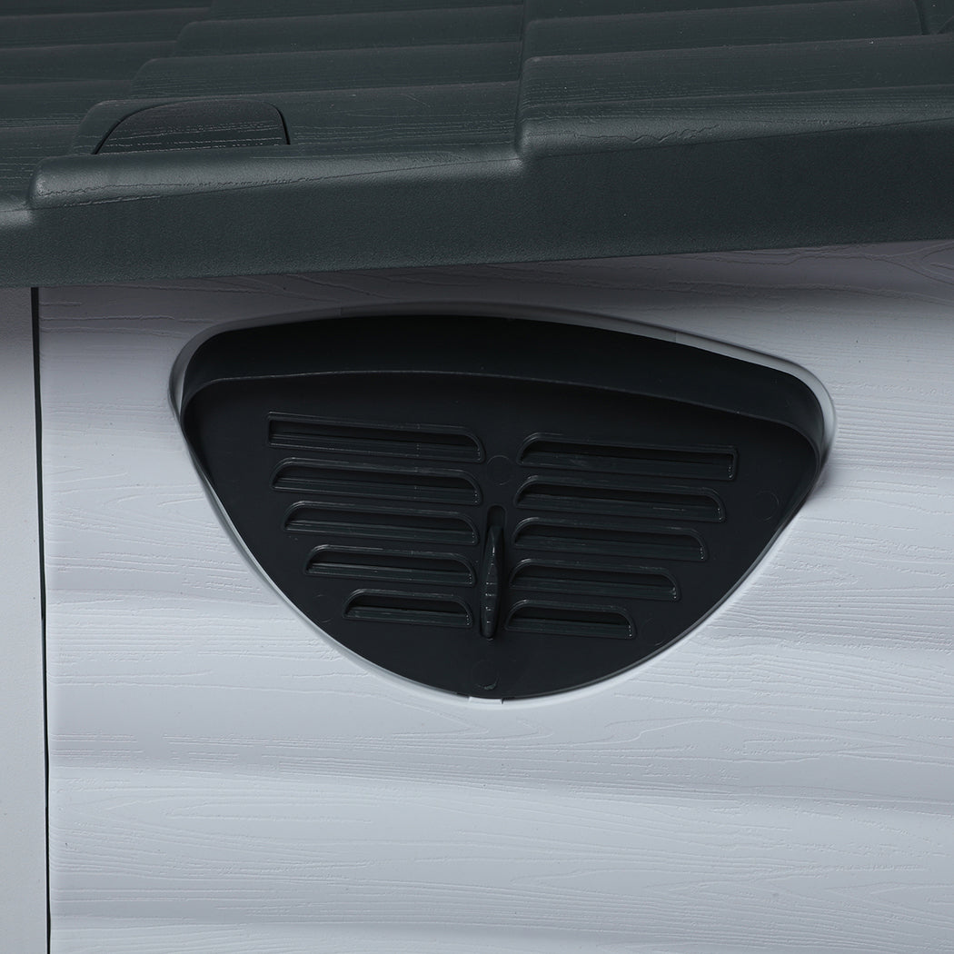 PaWz Dog Kennel Outdoor Indoor Plastic XL Grey-1910112971061858308