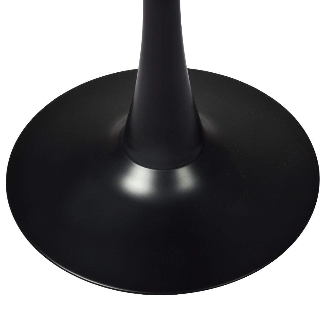 Levede 2x Round Bar Table Pub Tables Black-1954802994553950212