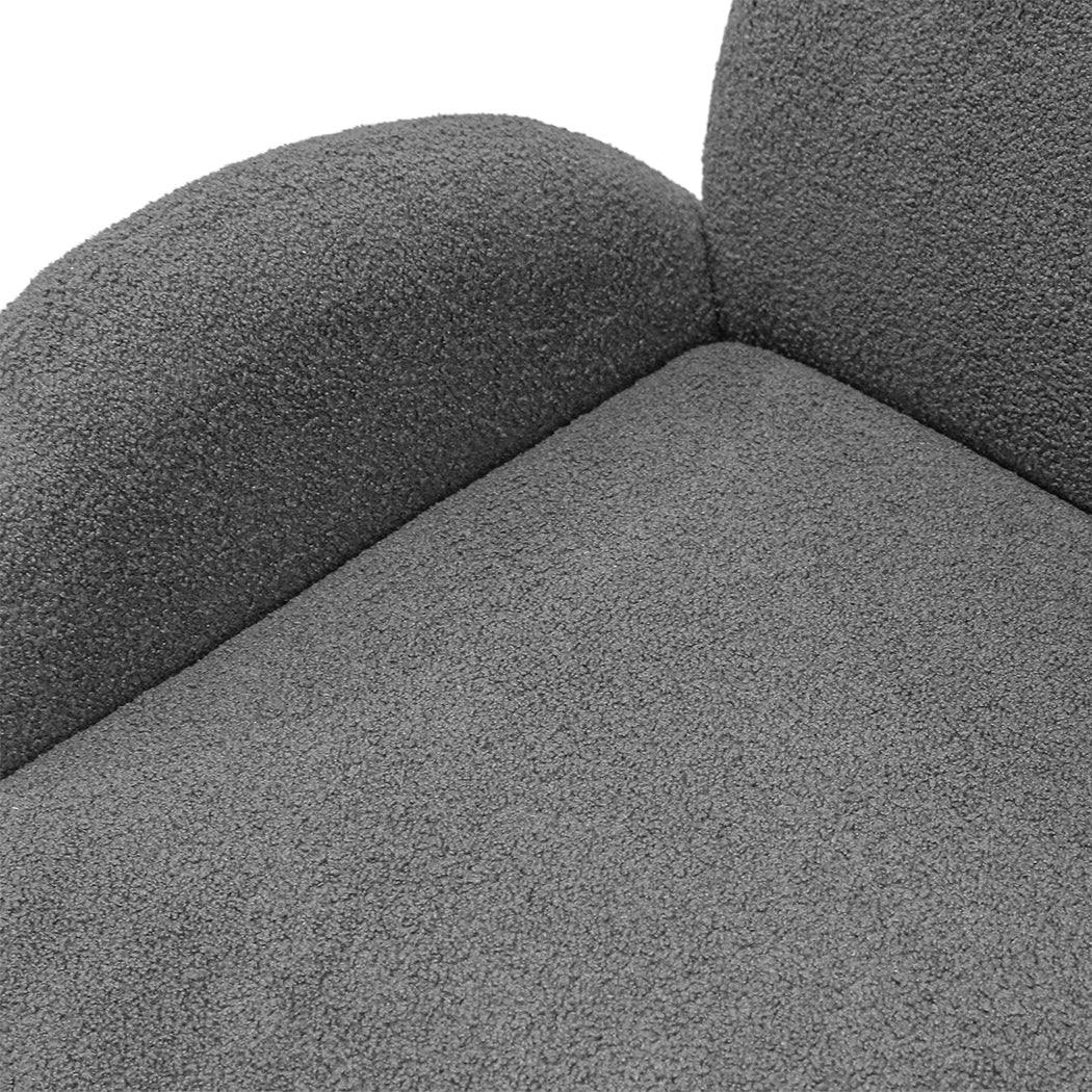 Levede Cloud Sofa 3 Seater Sherpa Fleece Beige-1954802386577002500