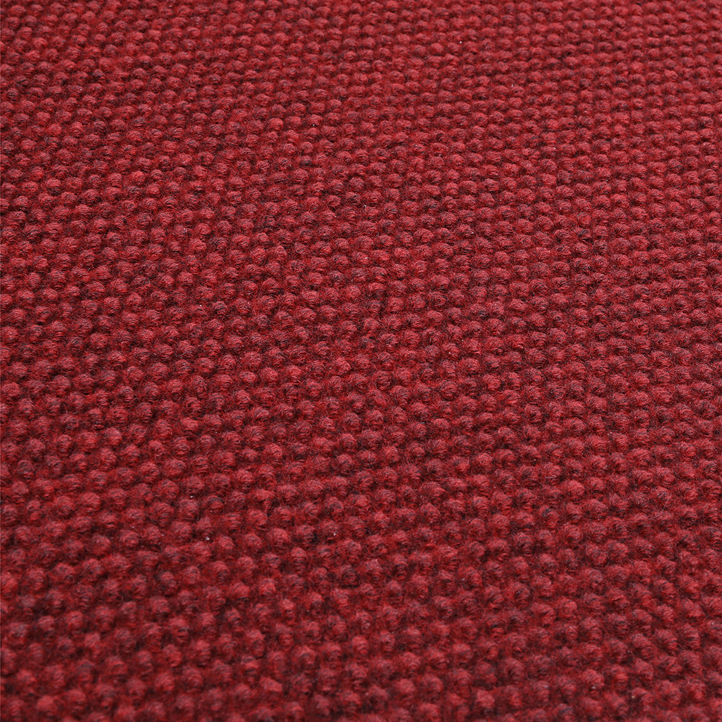 Marlow Extra Large Floor Rug Outdoor 90cm x 305cm Red-1954802462741368836