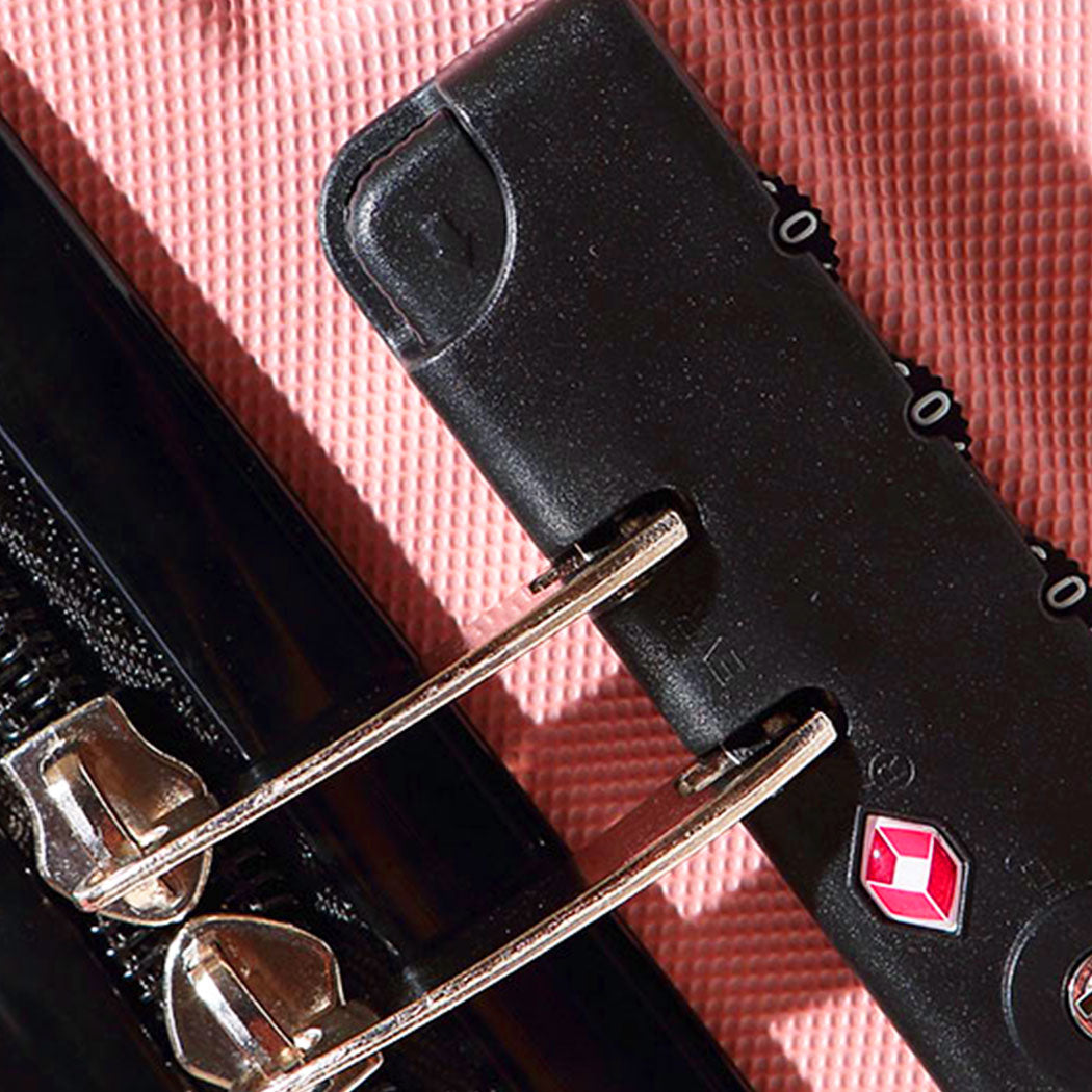 Slimbridge 28" Travel Luggage Check Rose Gold 28 inch-1910112828484882436