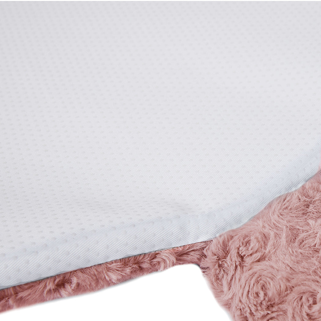 PaWz Pet Bed Cat Calming Beds Dog Squeaky L Pink Large-1954802524913537028