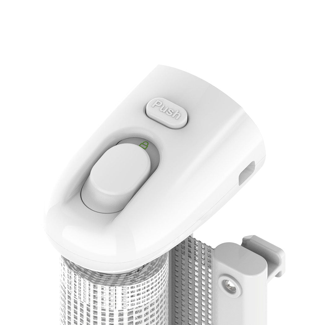 BoPeep Retractable Baby Safety Gates 300cm White 300 cm-1954802789565730820