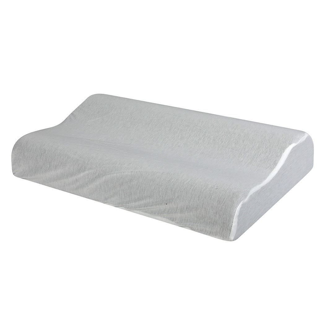 Dreamz Memory Pillow Supprt Shoulder FoamWhite Pillowcase-1954802476863590404
