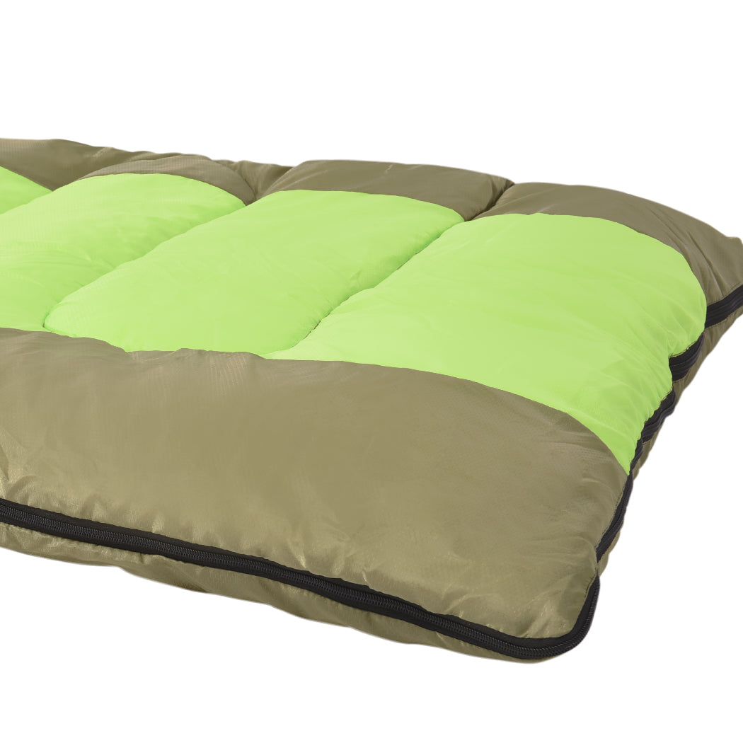 Mountview Sleeping Bag Outdoor Camping Green-1954802650017042437
