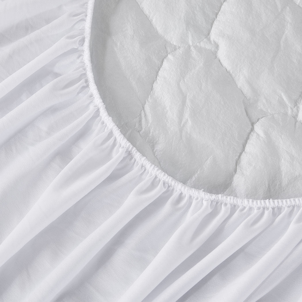 Dreamz Mattress Protector Topper Bamboo Queen-1910112876664852485
