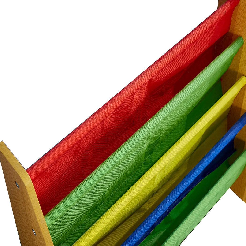 Levede Wooden Kids Children Bookcase-1917016714537734149