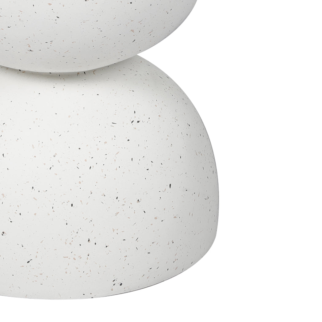 Levede Side Table Terrazzo Coffee Tables Beige-1954802989000691717