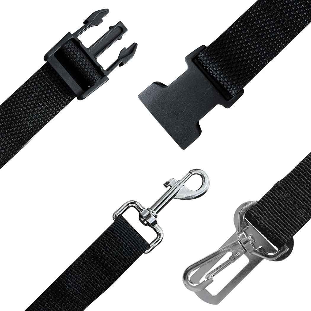 PaWz Dog Car Booster Seat Belt Pet Backrest Grey-1954802563937341445