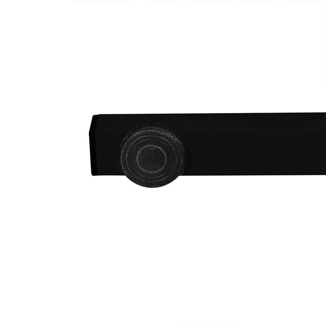 Garden Security Fence Gate Expandable Black-1954802909560573957