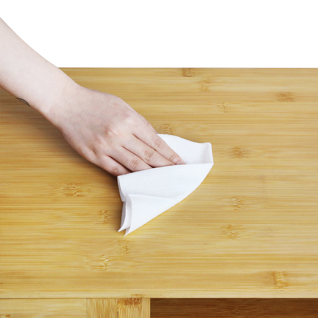 Levede Bamboo Storage Cabinet Freestanding Natural-1954802383469023237