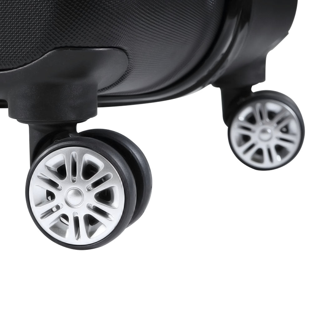 Slimbridge 20" Travel Luggage Lightweight Black 20 inch-1954802801674686469