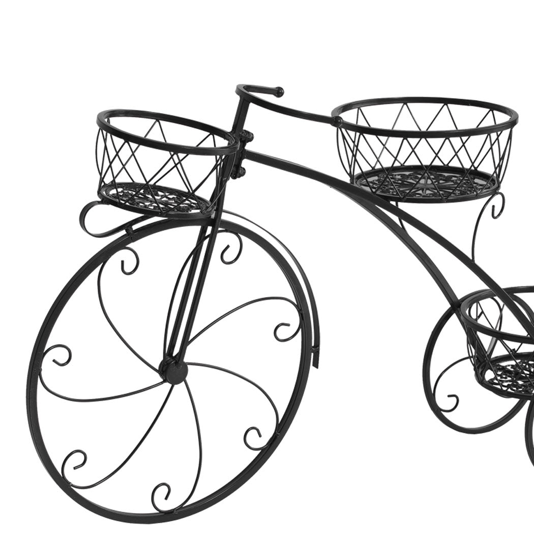 2x Plant Stand Outdoor Indoor Pot Garden Black-1919892858479972357