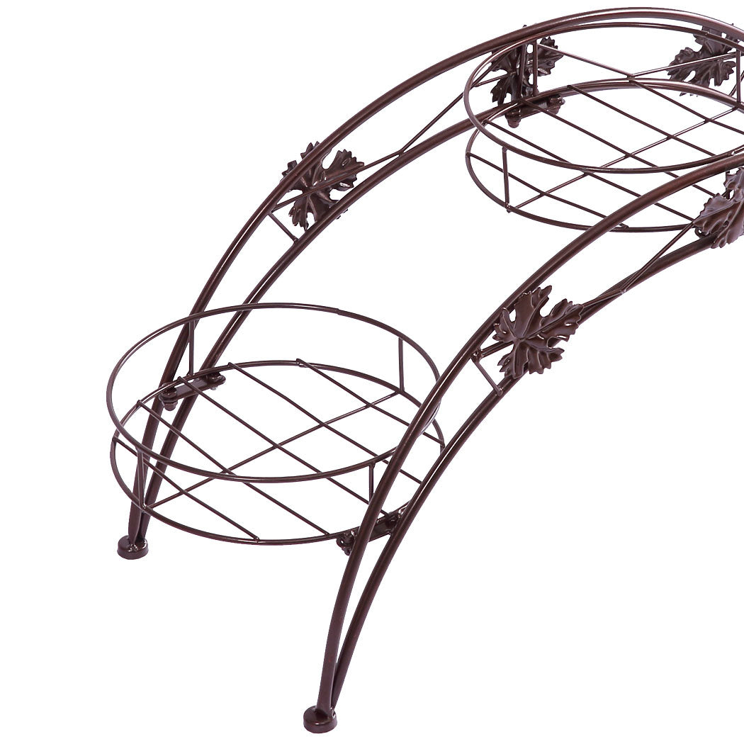 2X Plant Stand Outdoor Indoor Metal Bronze-1954802660351807493