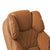 Levede Gaming Chair Office Computer Brown Footrest-1954802890916892677
