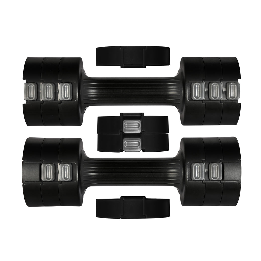 Centra A Pair Of 1KG To 5KG Dumbbells Black-1954802366251405317