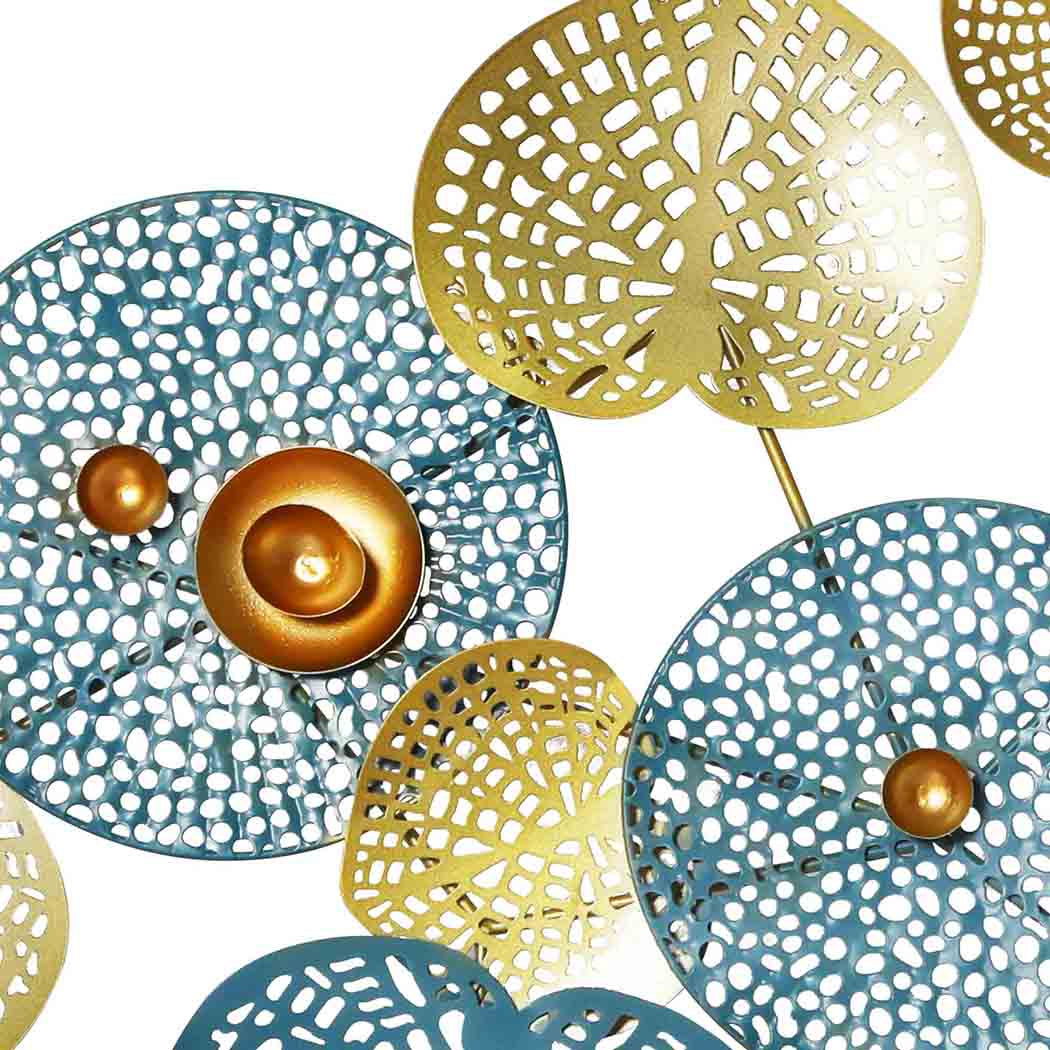 Levede Large Metal Wall Art Leaf Hanging-1910113316878028805
