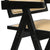 Levede 1x Black Wicker Armchair Dining Chair-1910113297844277253