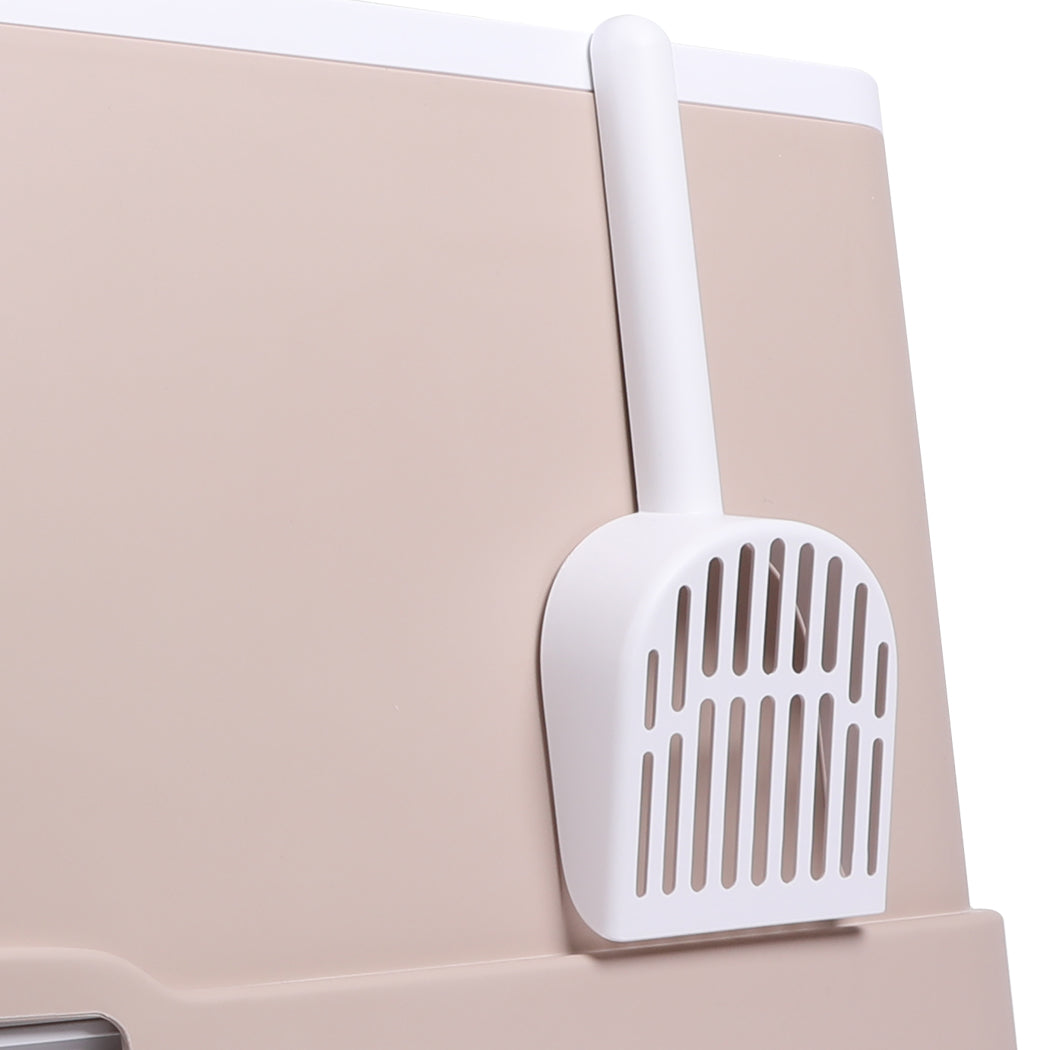 PaWz Cat Litter Box Fully Enclosed Kitty Coffee-1954802512208990213