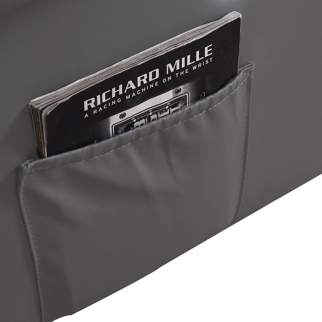 Levede Massage Chair Recliner Chairs Grey-1954802889536966661