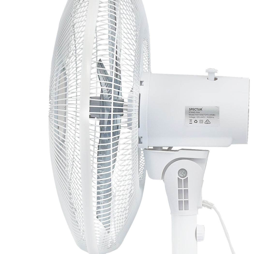 Spector Pedestal Floor Fan Portable White-1954802707302846469