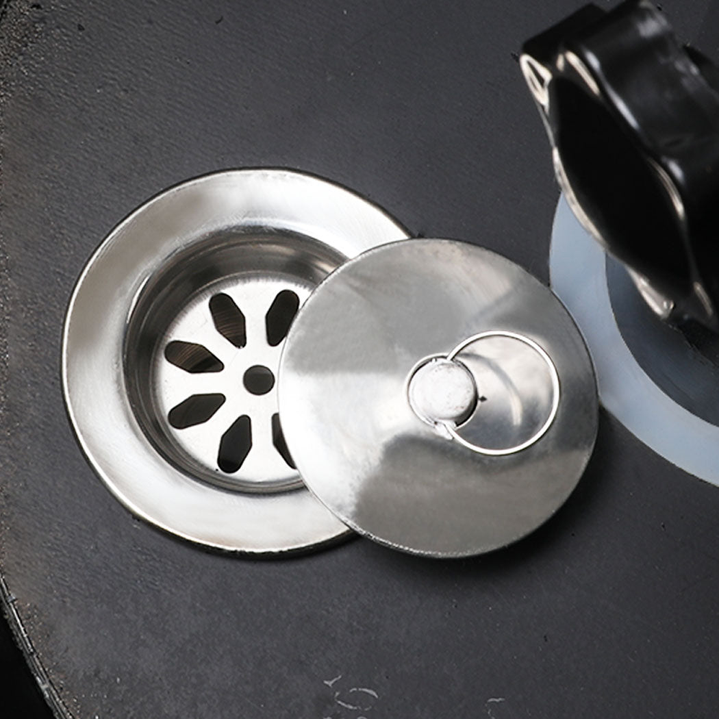 Levede Cooler Ice Bucket Table Bar Outdoor Black and brown-1954802874462638085