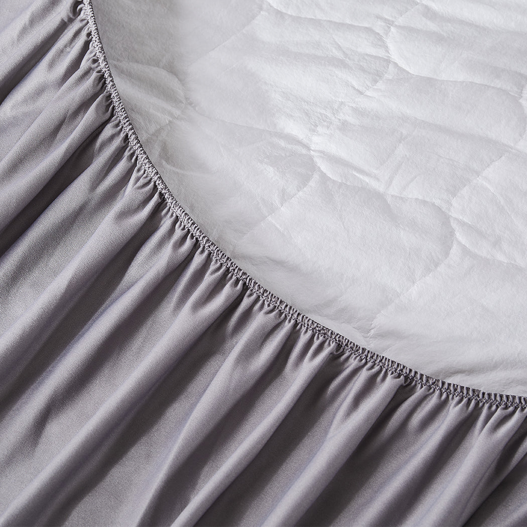 Dreamz Mattress Protector Topper Bamboo Single-1910112875289120773