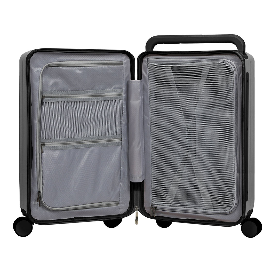 Slimbridge 26" Luggage Wide Handle Hard Case Grey-1954802420555059205