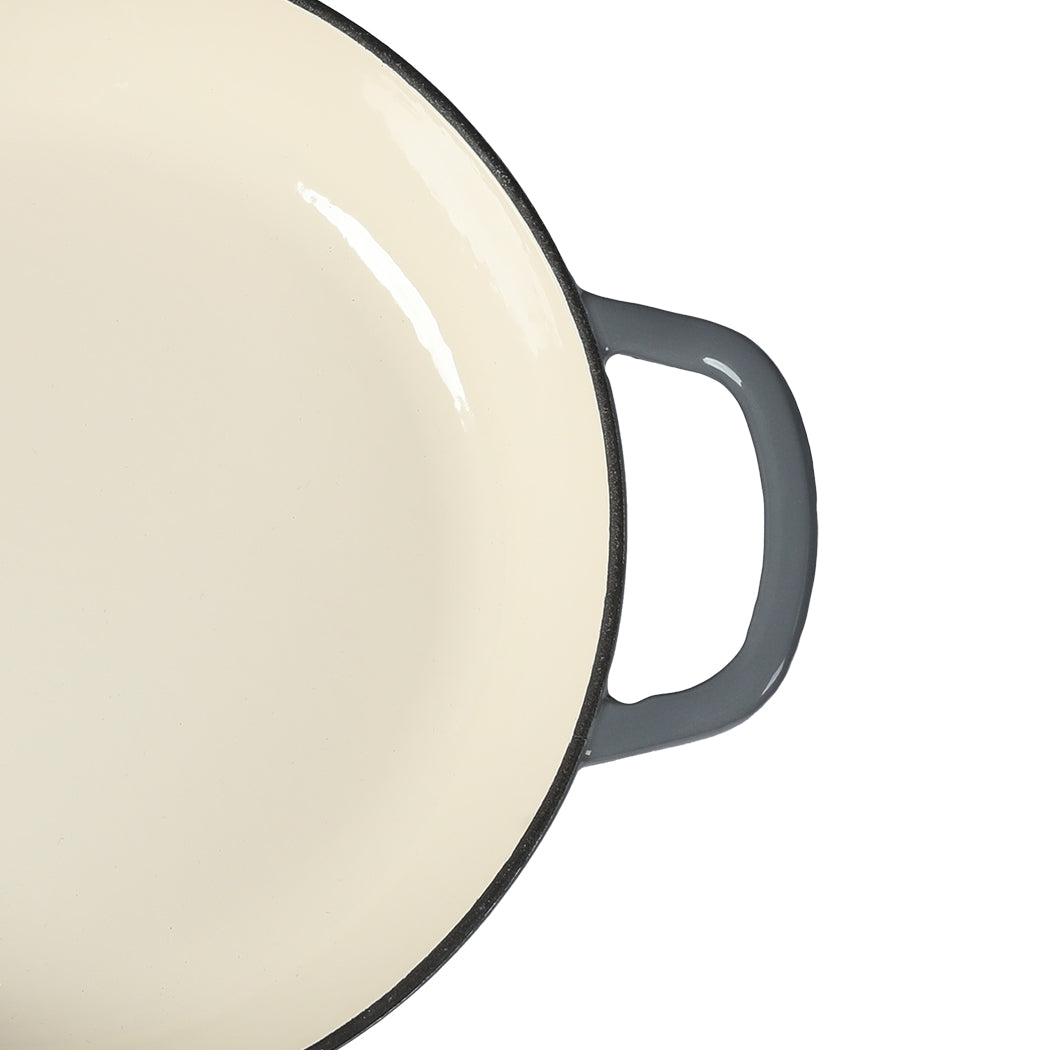 3.5L Enamel Dutch Oven Pan in Black Colour-1910113168806514693