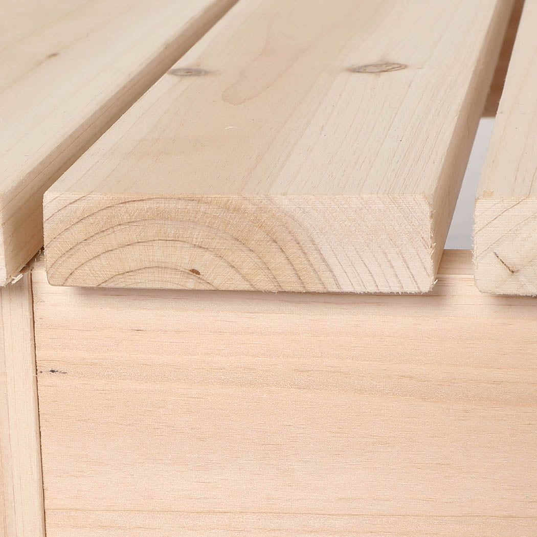 Levede Wooden Side Table Outdoor Furniture-1910112911473381381