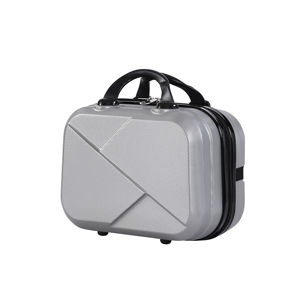 Slimbridge 2pcs 20"Travel Luggage Set Grey-1954802808406544389