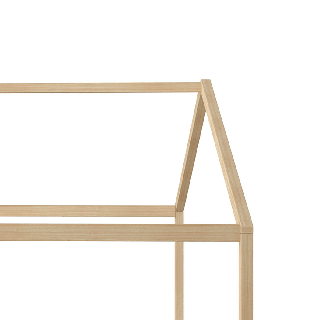 Levede Bed Frame Wooden Single Timber Natural-1919892911835713541
