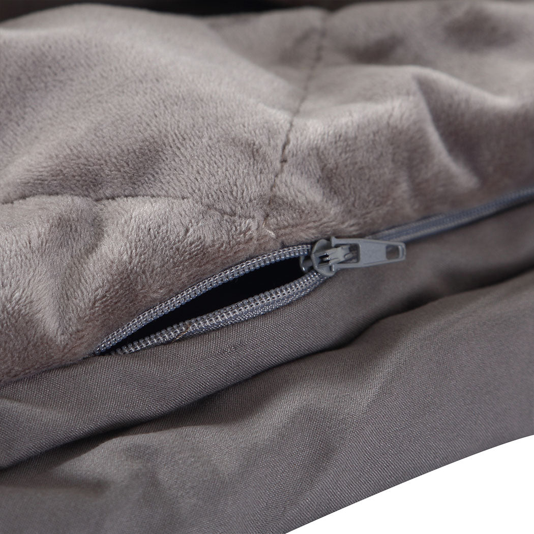 DreamZ 9KG Anti Anxiety Weighted Blanket Grey 9KGS-1954802940116078597