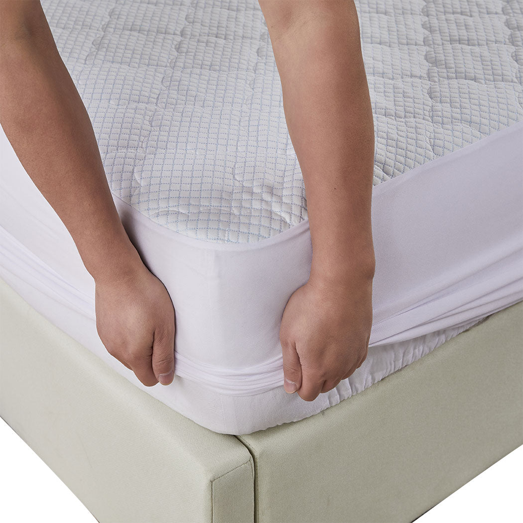 Dreamz Mattress Protector Topper Cool King-1910112875591110661