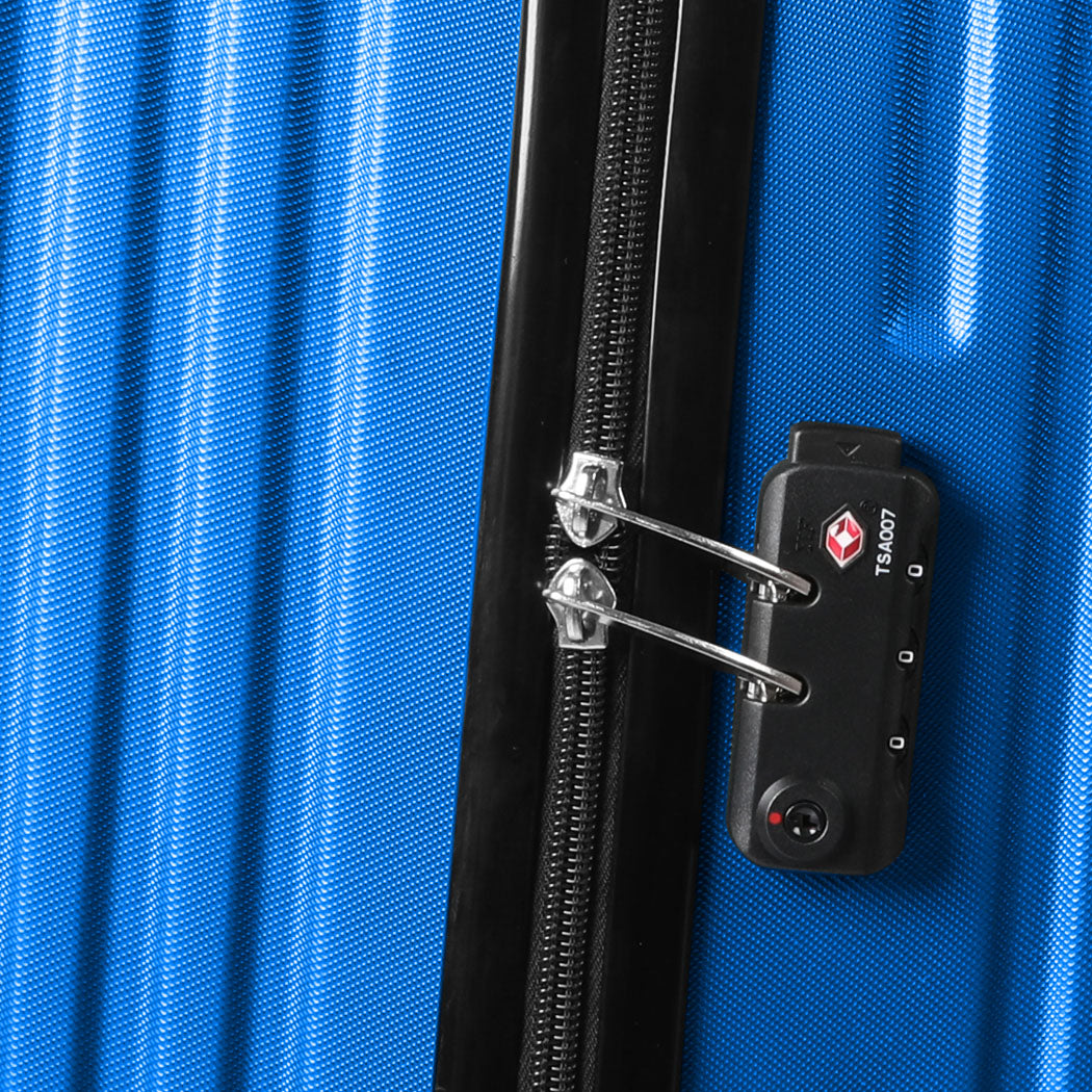 Slimbridge 20" Carry On Luggage Suitcase Blue 20 inch-1910112833115394053